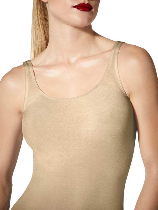 26SS 월포드 바디수트 티셔츠 750864816 BEIGE - WOLFORD