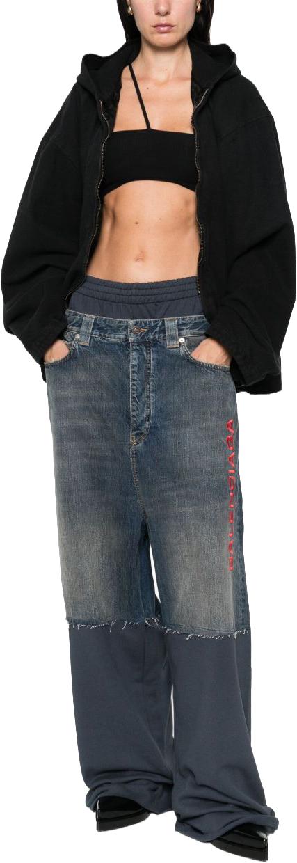 25FW 발렌시아가 후드 집업 자켓 839072TPM141000 BLACK - BALENCIAGA