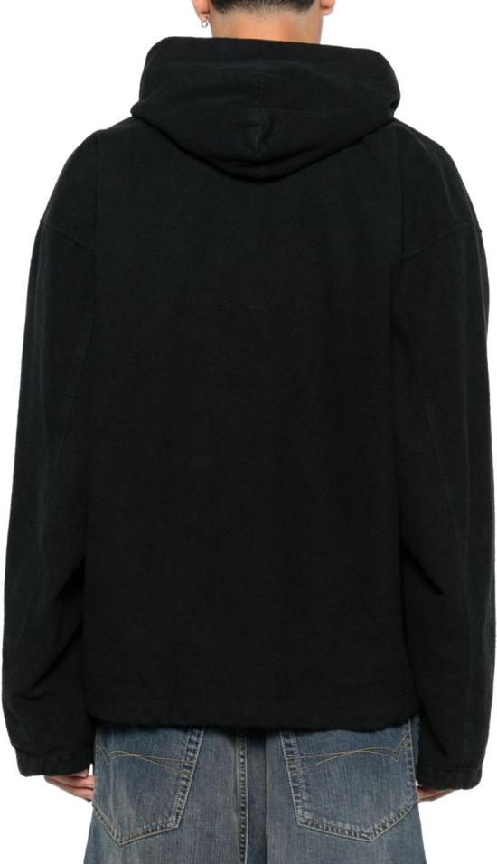 25FW 발렌시아가 후드 집업 자켓 839072TPM141000 BLACK - BALENCIAGA