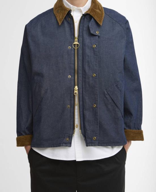 26SS 바버 데님 자켓 MCA1105IN71 Blue - BARBOUR