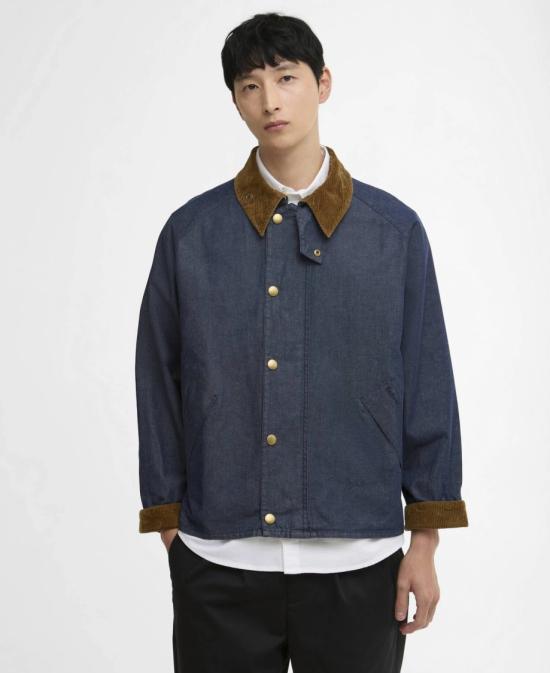26SS 바버 데님 자켓 MCA1105IN71 Blue - BARBOUR