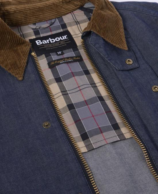 26SS 바버 데님 자켓 MCA1105IN71 Blue - BARBOUR