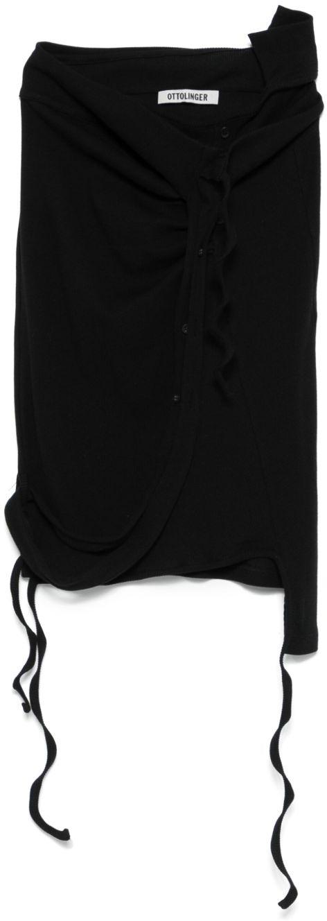 25SS 오토링거 미디 스커트 10430010401BLK BLACK