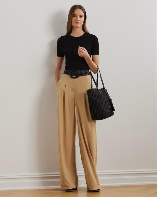 26SS 랄프 로렌 스트레이트 팬츠 200980217003 Brown - RALPH LAUREN