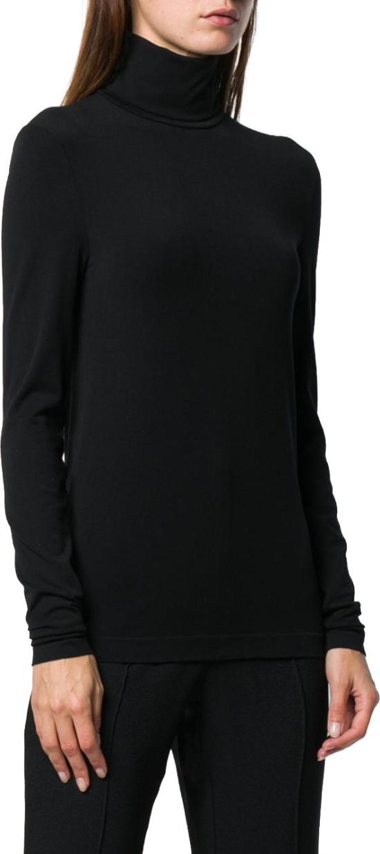 26FW 월포드 터틀넥 562167005 BLACK - WOLFORD