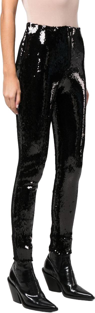  이자벨마랑 가죽 팬츠 PA230222H031IMADILIO01BK BLACK - ISABEL MARANT