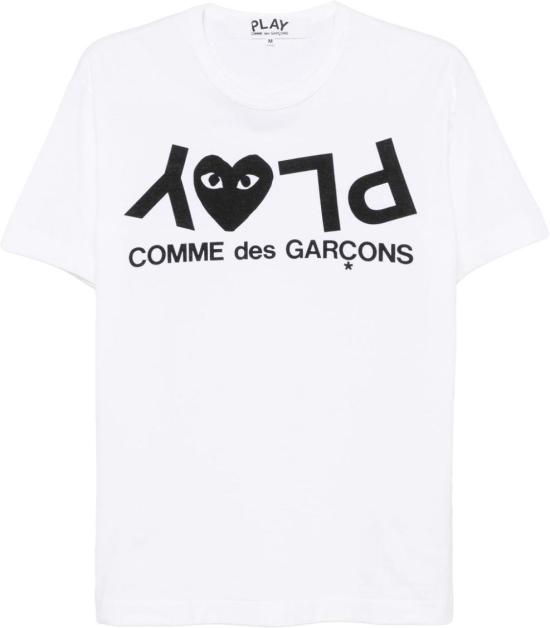 26SS 꼼데가르송 반팔 티셔츠 AXT068D1 WHITE