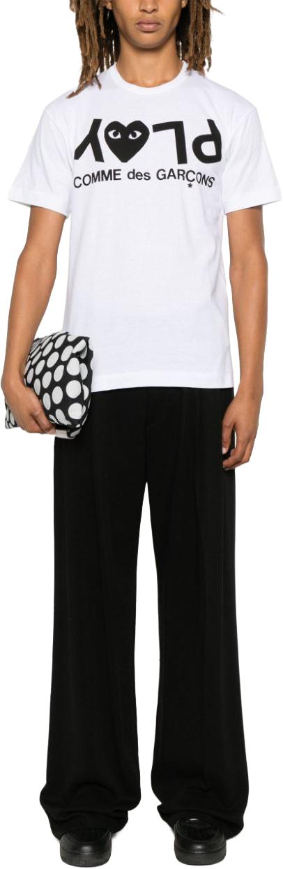 26SS 꼼데가르송 반팔 티셔츠 AXT068D1 WHITE - COMME DES GARCONS