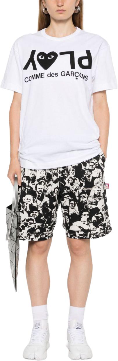 26SS 꼼데가르송 반팔 티셔츠 AXT068D1 WHITE - COMME DES GARCONS