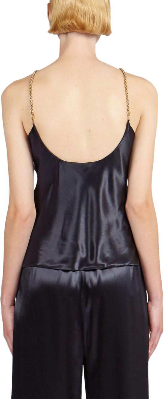  살바토레 페라가모 민소매 티셔츠 13C687770572006 BLACK - SALVATORE FERRAGAMO
