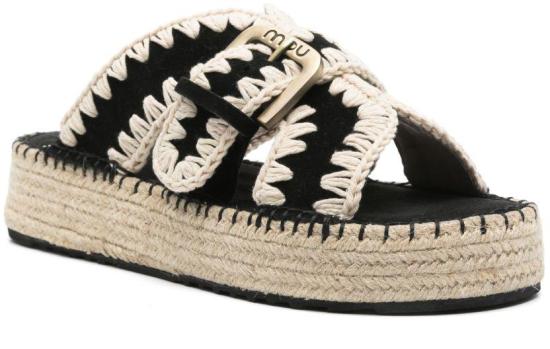 26SS 모우 뮬/슬리퍼 SW641003ABKWH BLACK - MOU