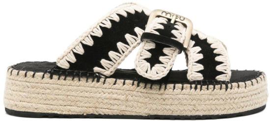 26SS 모우 뮬/슬리퍼 SW641003ABKWH BLACK