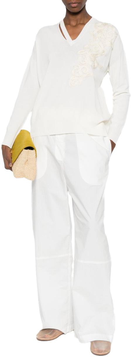 26SS 에르마노 피렌제 스웨터 D48EM007EP2MF333 WHITE - ERMANNO FIRENZE