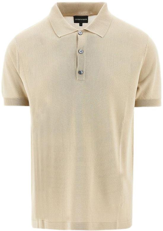 26SS 엠포리오 아르마니 폴로 티셔츠 EM005709AF25741U6158 BEIGE