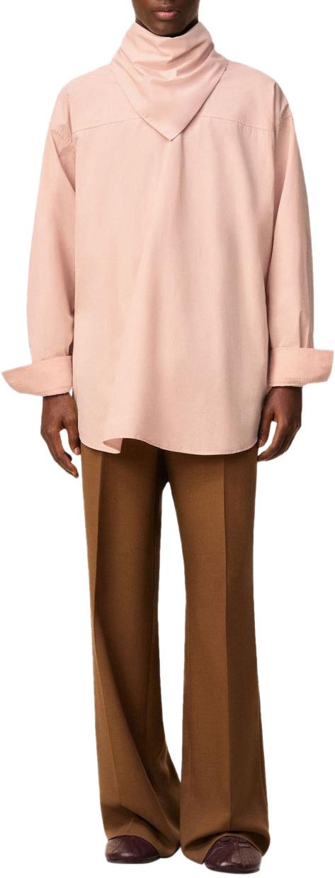 25FW 아미 울 롱 슬리브 반다나 블라우스 UTP801DCO0063680 PINK - AMI