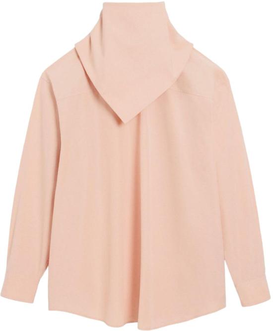 25FW 아미 울 롱 슬리브 반다나 블라우스 UTP801DCO0063680 PINK