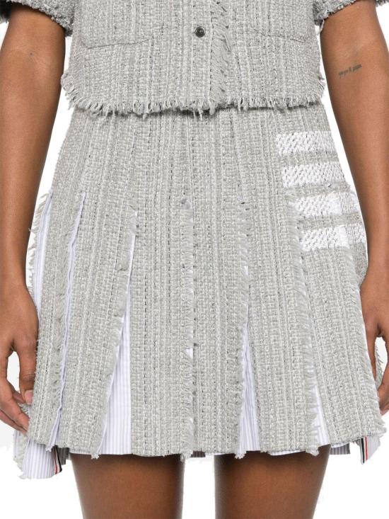 25FW 톰브라운 숏 스커트 FGC724TF0512035 GREY - THOM BROWNE