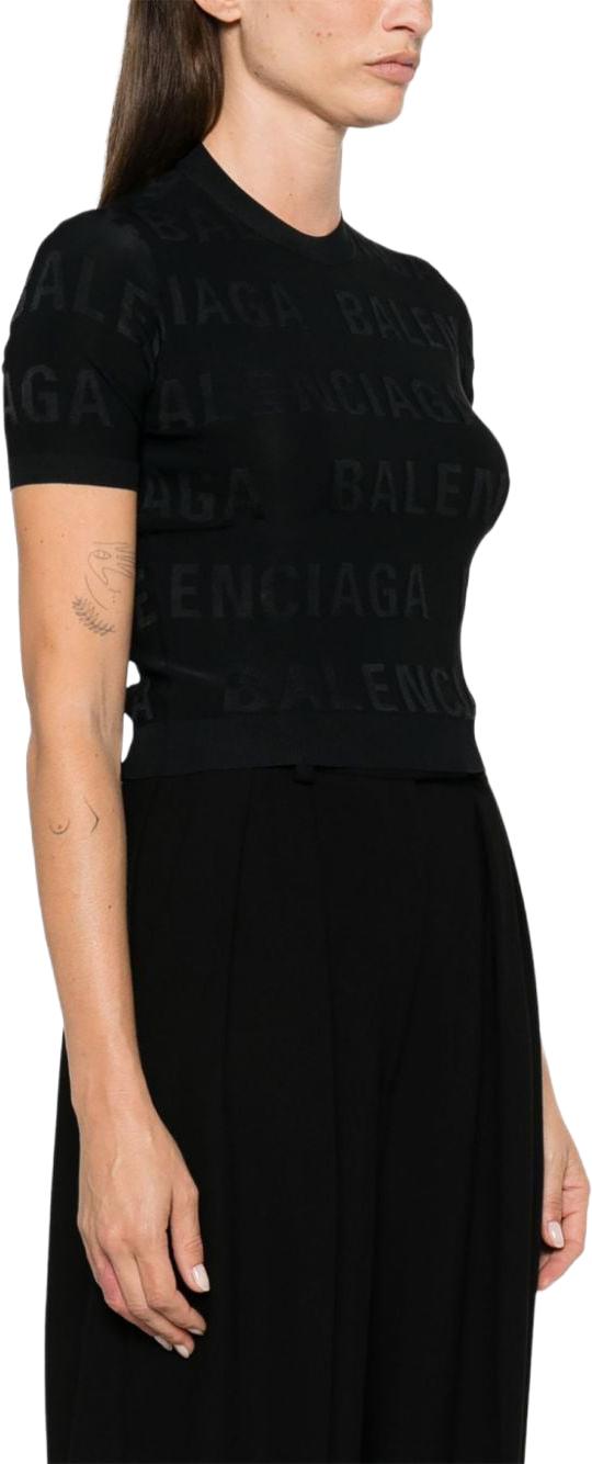  발렌시아가 스웨터 788572T52121000 BLACK - BALENCIAGA