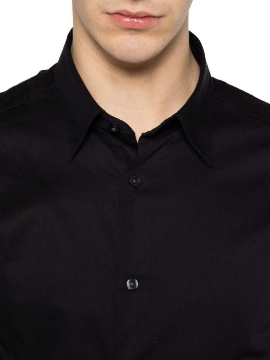 26SS 엠포리오 아르마니 긴팔 셔츠 EM005123AF23800UC001 BLACK - EMPORIO ARMANI