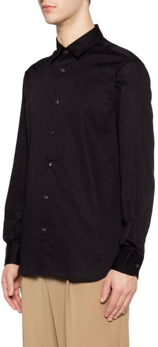 26SS 엠포리오 아르마니 긴팔 셔츠 EM005123AF23800UC001 BLACK - EMPORIO ARMANI
