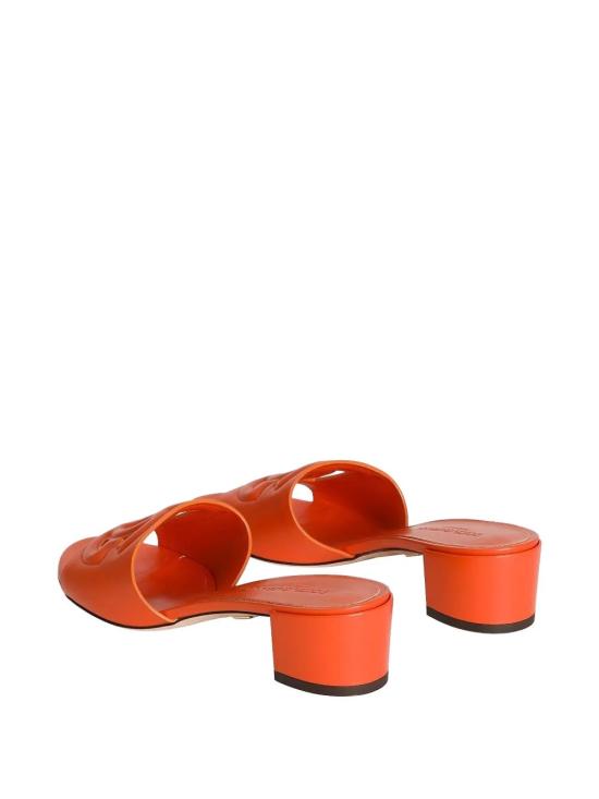 26FW 돌체앤가바나 DG 로고 카프스킨 슬라이더 CR1755 AY32980244 Orange - DOLCE & GABBANA
