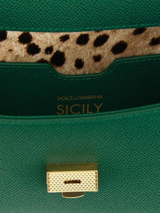 26FW 돌체앤가바나 미디움 시실리 핸드백 BB6003 B100187174 Green - DOLCE & GABBANA