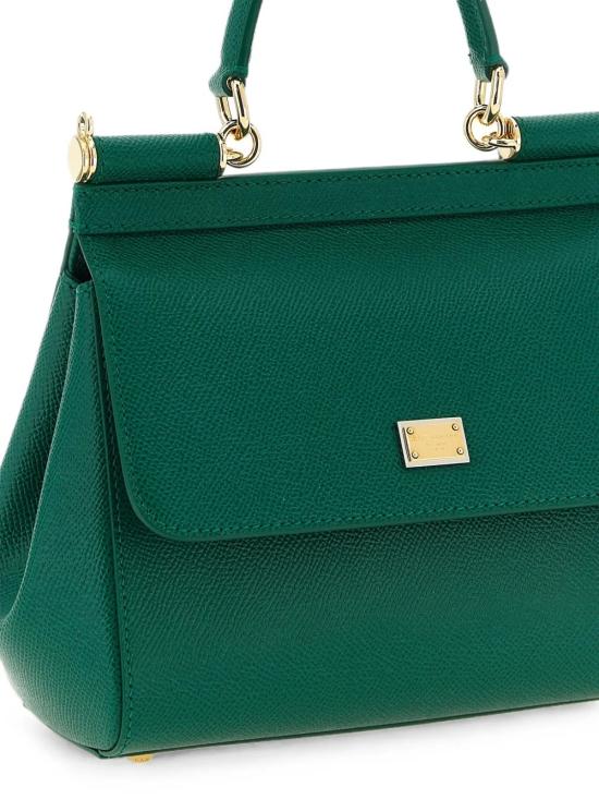 26FW 돌체앤가바나 미디움 시실리 핸드백 BB6003 B100187174 Green - DOLCE & GABBANA
