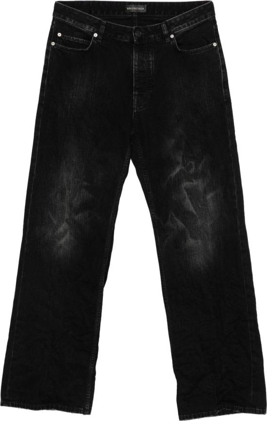 25FW 발렌시아가 데님 팬츠 851352TTW671037 BLACK