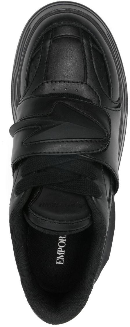 26SS 엠포리오 아르마니 스니커즈 EM005398AF17451UC001 BLACK - EMPORIO ARMANI
