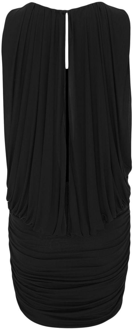  생로랑 숏 원피스 731056Y5G981000 BLACK - SAINT LAURENT