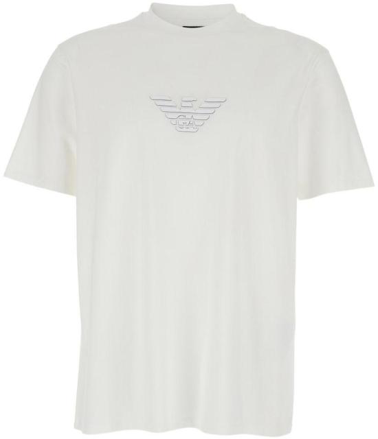 26SS 엠포리오 아르마니 반팔 티셔츠 EM004583AF13669M0306 WHITE
