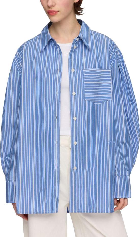 26FW 가니 셔츠 A1140007ZWF BLUE - GANNI