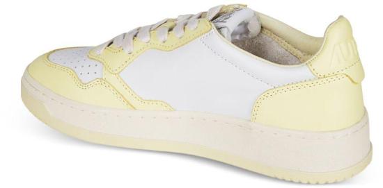 26SS 오트리 메달리스트 로우 레더 스니커즈 AULWWB63 YELLOW - AUTRY