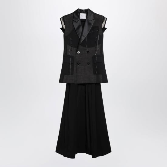 26SS 사카이 트렌치 코트 26 08499WO Black