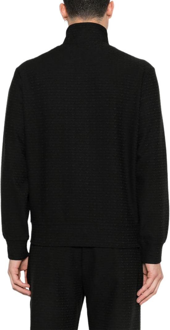 26FW 엠포리오 아르마니 집업 니트 EM004534AF13700FC293 BLACK - EMPORIO ARMANI