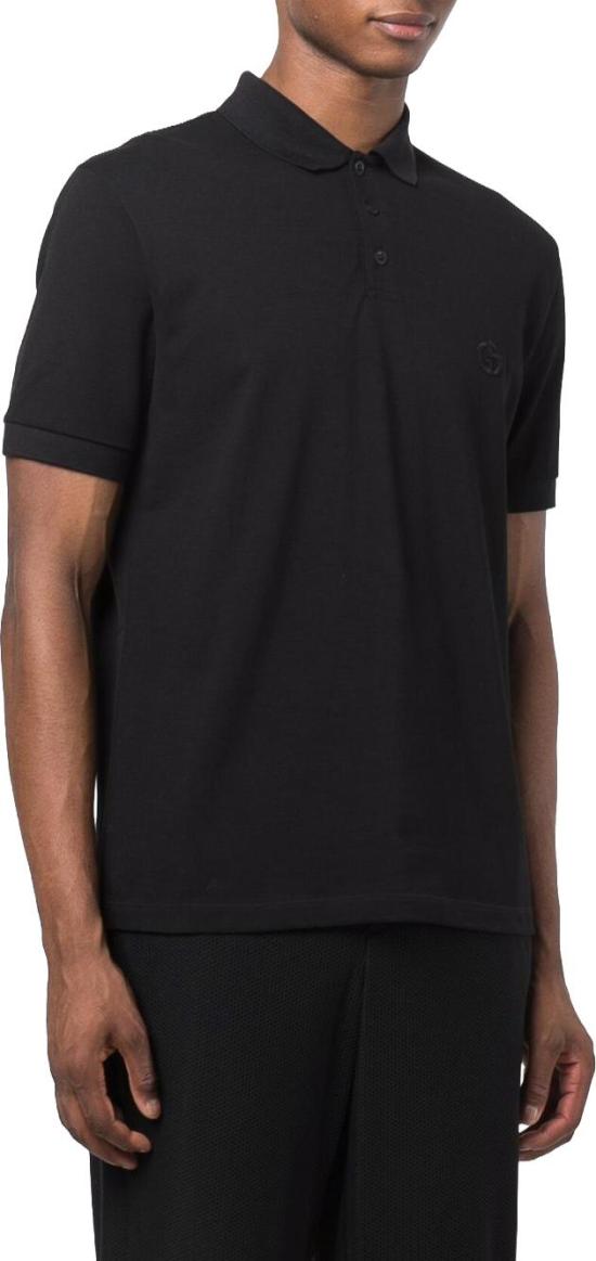 26SS 조르지오 아르마니 폴로 티셔츠 8NSF70SJCNZUC99 BLACK - GIORGIO ARMANI