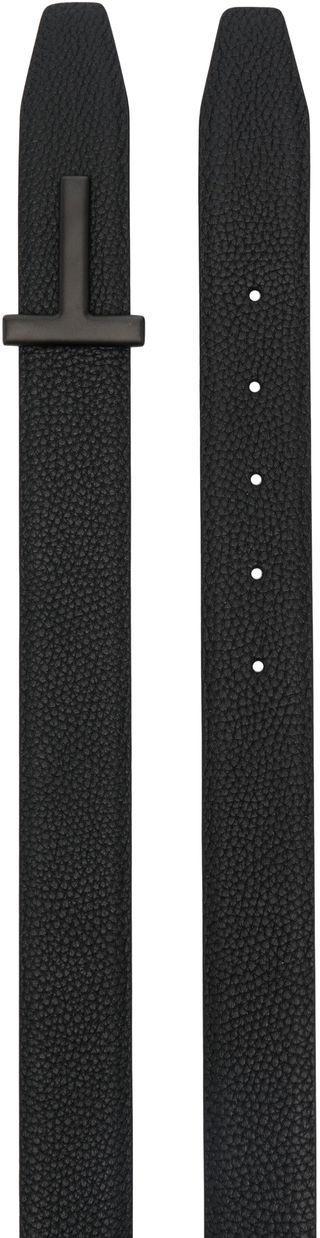 26SS 톰포드 레더 팔라듐 T버클 벨트 TB224LCL236L1N001 BLACK - TOMFORD