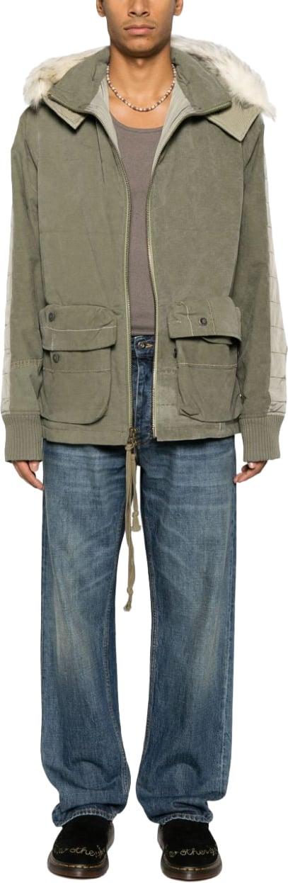  그렉로렌 패딩 GM027ARMY LIME - GREG LAUREN