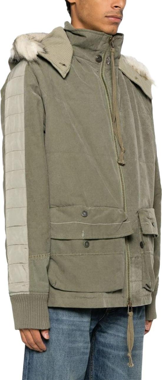  그렉로렌 패딩 GM027ARMY LIME - GREG LAUREN