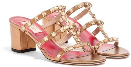 26FW 발렌티노 가라바니 뮬/슬리퍼 WS0C47QKH3UM GOLD - VALENTINO GARAVANI