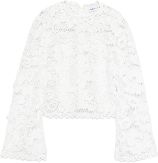 26SS 셀프 포트레이트 블라우스 SS26007TWWHITE