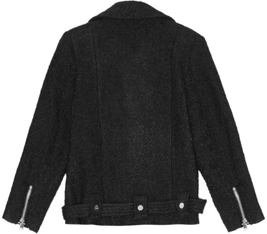  가니 바이커 자켓 W0026099 BLACK - GANNI