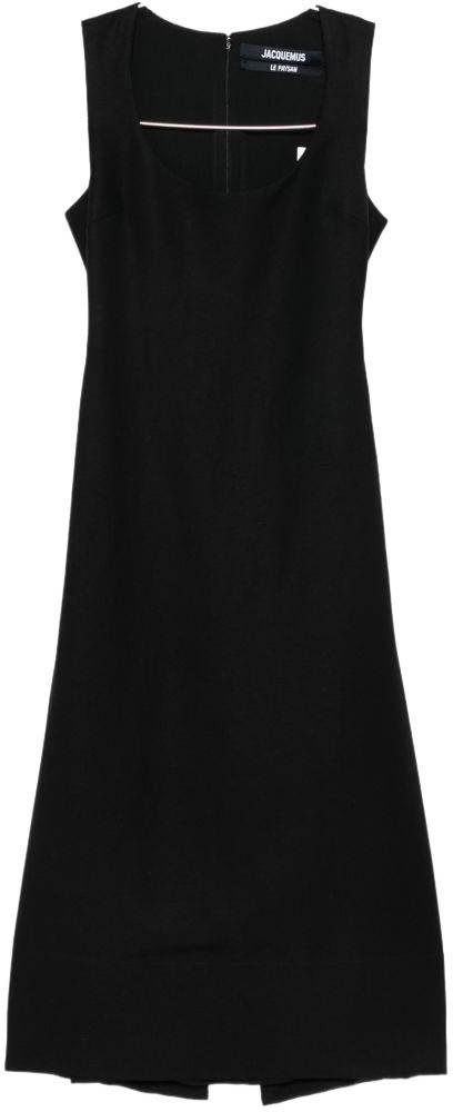 26SS 자크뮈스 롱 원피스 DRW00736AW00746990 BLACK