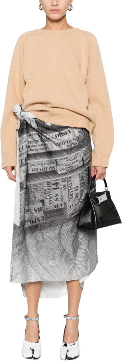 25FW 마르지엘라 V백 울 스웨터 S29HN0015M13179220M BEIGE - MAISON MARGIELA