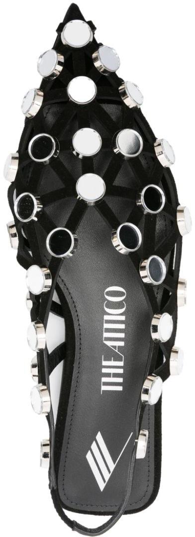  디 아티코 플랫 슈즈 246WS801L007SR100 BLACK - THE ATTICO