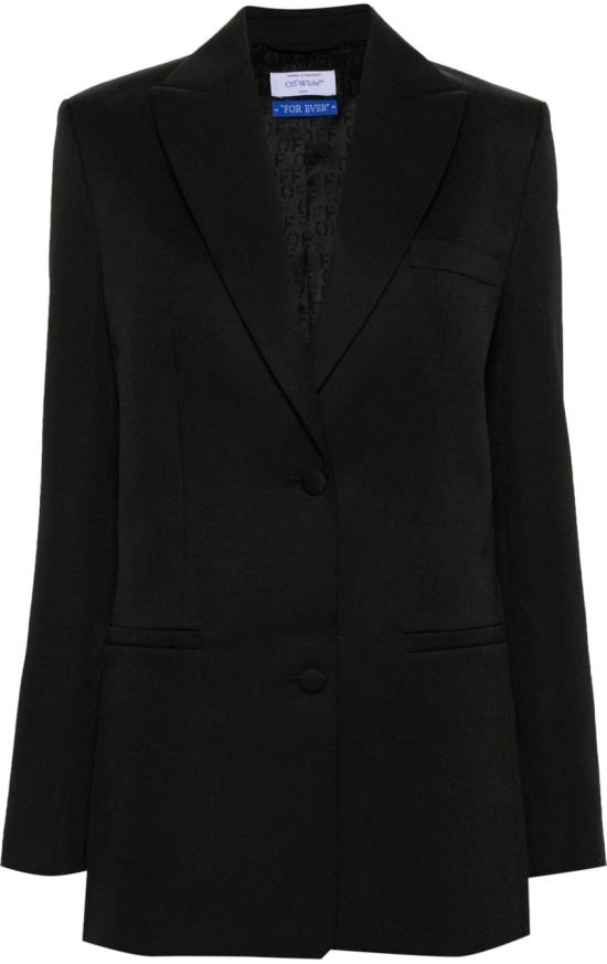  오프화이트 수트 자켓 OWEF099C99FAB0011010 BLACK