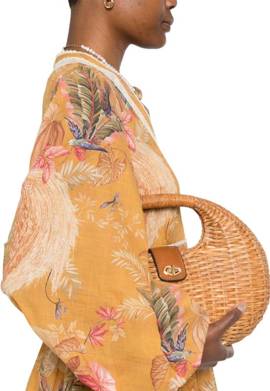 25FW 짐머만 숏 원피스 3245DSS253MTDPFL YELLOW - ZIMMERMANN