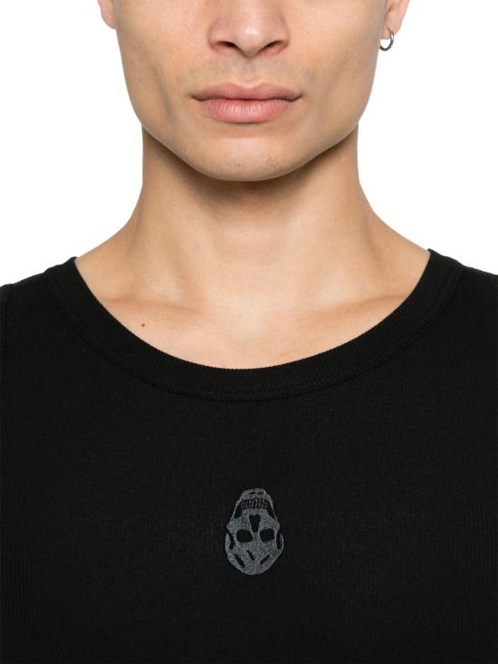 25SS 알렉산더 맥퀸 민소매 티셔츠 815098QXAA91000 BLACK - ALEXANDER MCQUEEN