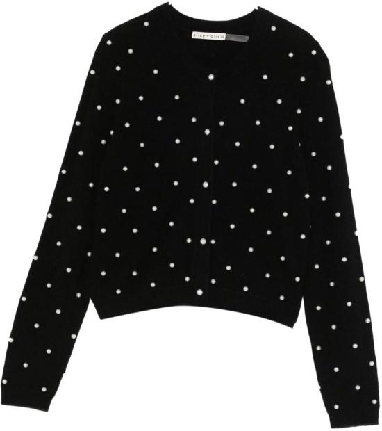 25FW 앨리스 앤 올리비아 스웨터 CC510529707A001 BLACK