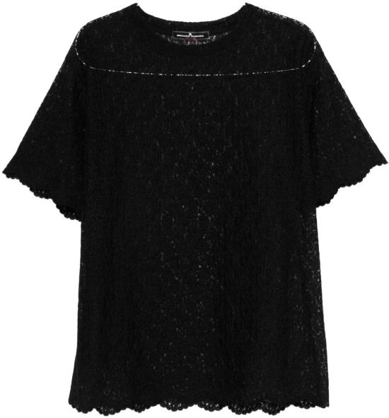 26SS 에르마노 설비노 반팔 티셔츠 D482L342EQF95708 BLACK